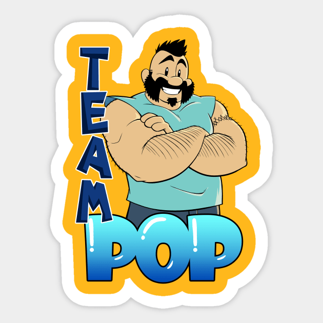 Team Pop Sticker by AJ & Magnus